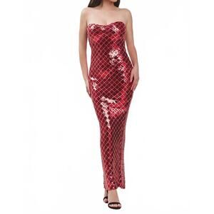 NEW THE SANG dream girl dress in red